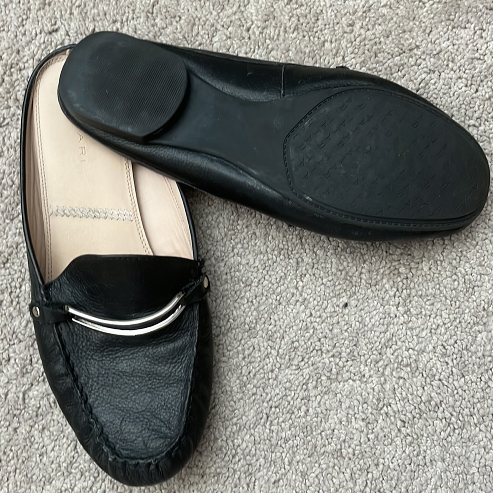 Black Flat Mules